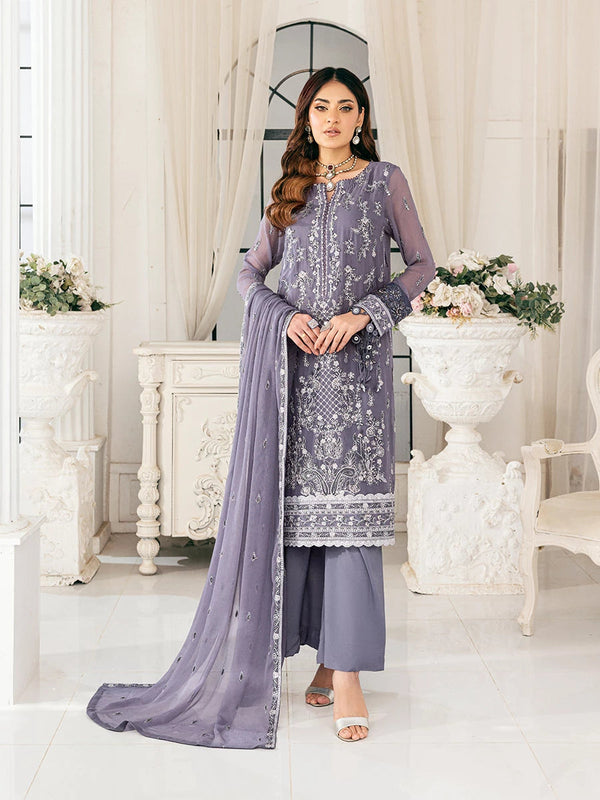 Salitex | Signature Festive Chiffon | SUNS7CH047UT - by - Libasekhas UK - Registered Vendor of : Salitex - 100% Original Designer Dresss