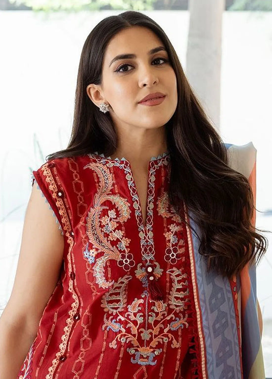 Sadaf Fawad Khan | Lawn 24 | Suzani (B) - by - Libasekhas UK - Registered Vendor of : Sadaf Fawad Khan - 100% Original Designer Dresss