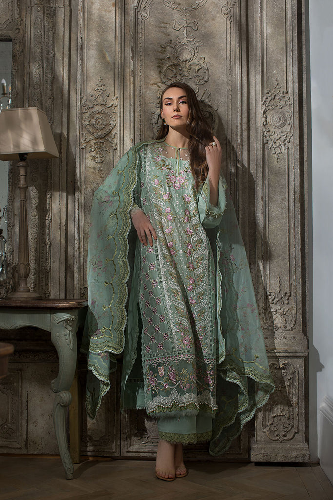 Sobia Nazir | Luxury Lawn 24 | DESIGN 1A - by - Libasekhas UK - Registered Vendor of : Sobia Nazir - 100% Original Designer Dresss