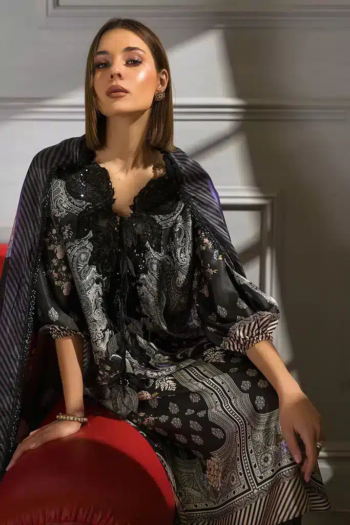 Sobia Nazir | Silk Collection 23 | 02 - by - Libasekhas UK - Registered Vendor of : Sobia Nazir - 100% Original Designer Dresss