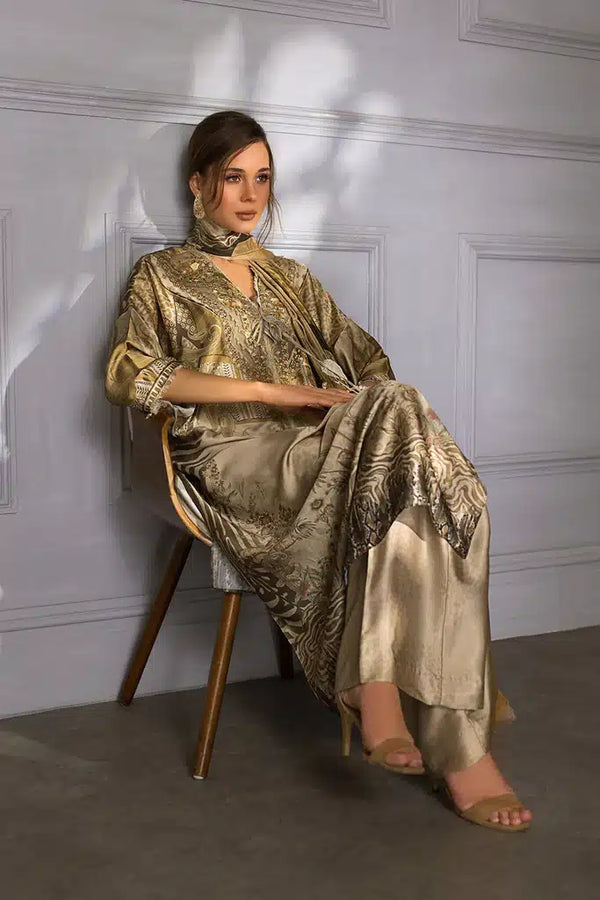 Sobia Nazir | Silk Collection 23 | 07 - by - Libasekhas UK - Registered Vendor of : Sobia Nazir - 100% Original Designer Dresss