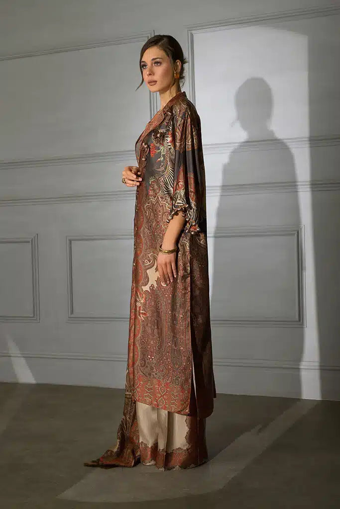 Sobia Nazir | Silk Collection 23 | 08 - by - Libasekhas UK - Registered Vendor of : Sobia Nazir - 100% Original Designer Dresss