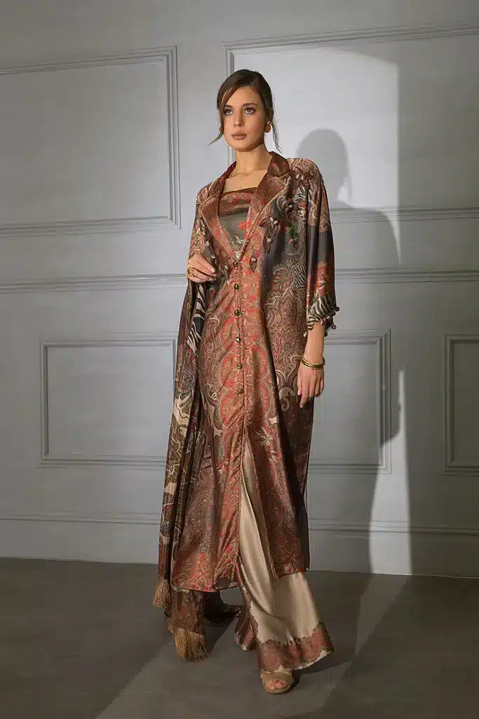 Sobia Nazir | Silk Collection 23 | 08 - by - Libasekhas UK - Registered Vendor of : Sobia Nazir - 100% Original Designer Dresss