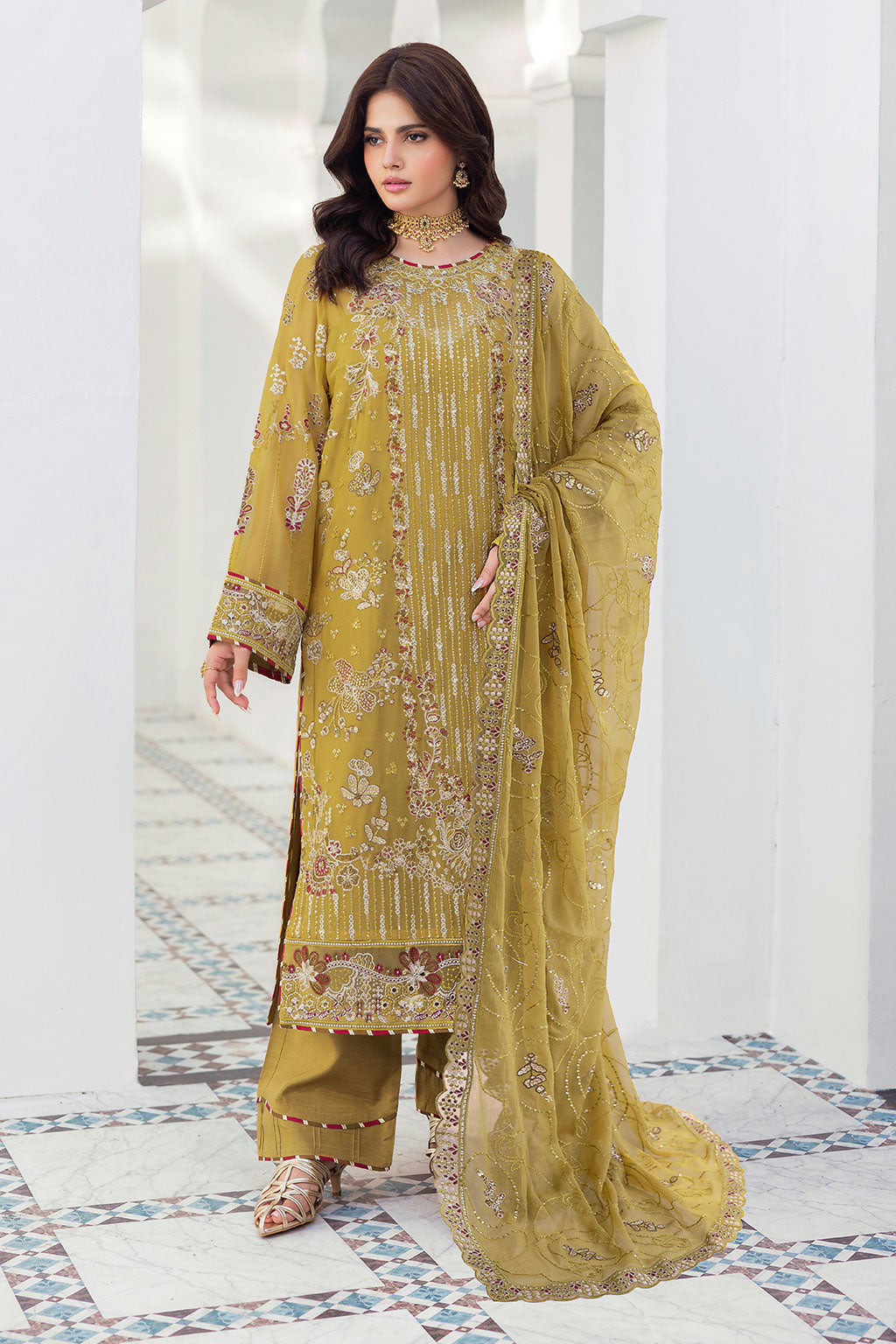 Ramsha | Sonehri Collection | BB-304 - by Libasekhas UK - Registered Vendor of : Ramsha - 100% Original Designer Dress