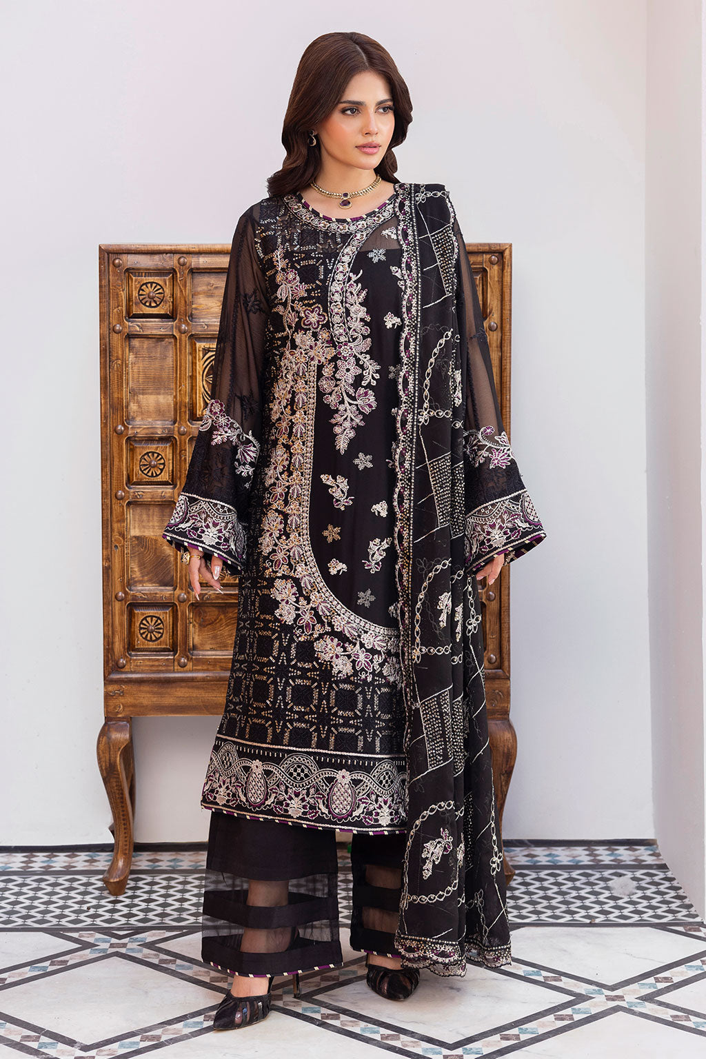 Ramsha | Sonehri Collection | BB-306 - by Libasekhas UK - Registered Vendor of : Ramsha - 100% Original Designer Dress