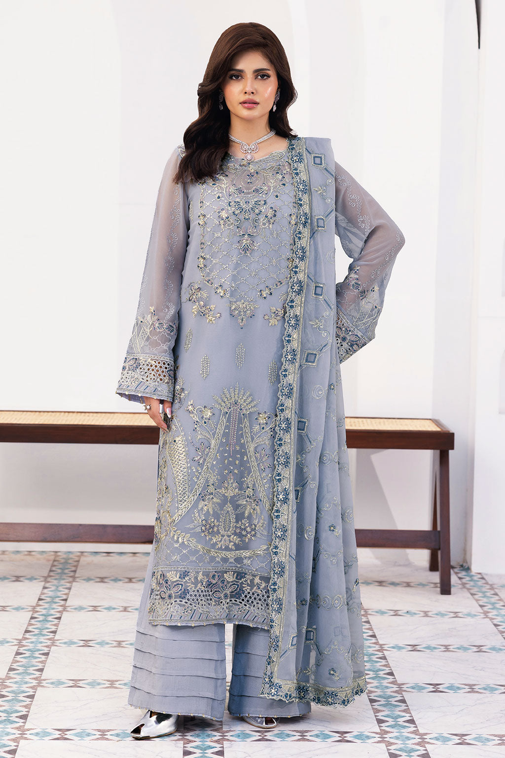 Ramsha | Sonehri Collection | BB-308 - by Libasekhas UK - Registered Vendor of : Ramsha - 100% Original Designer Dress