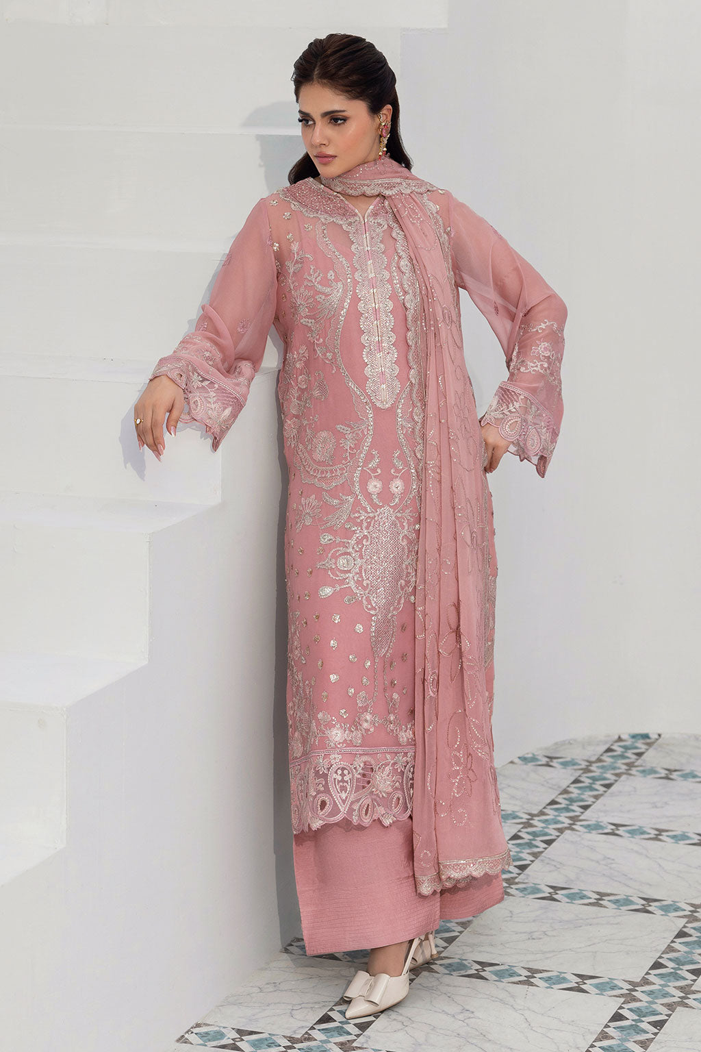 Ramsha | Sonehri Collection | BB-303 - by Libasekhas UK - Registered Vendor of : Ramsha - 100% Original Designer Dress
