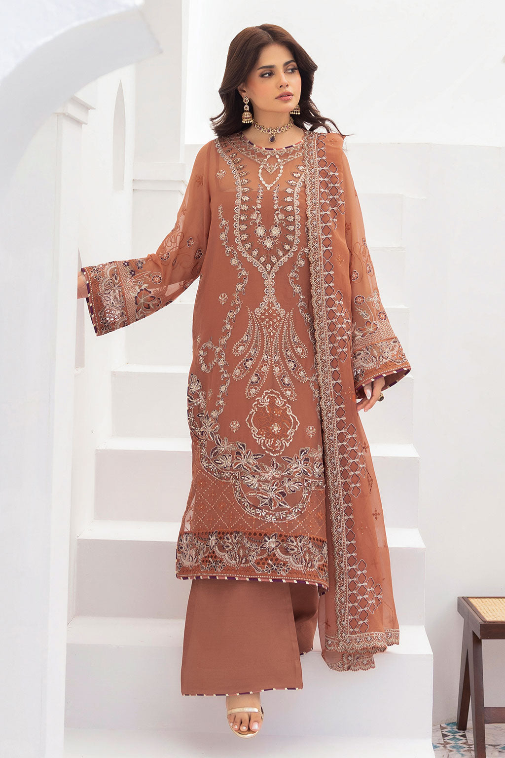 Ramsha | Sonehri Collection | BB-307 - by Libasekhas UK - Registered Vendor of : Ramsha - 100% Original Designer Dress