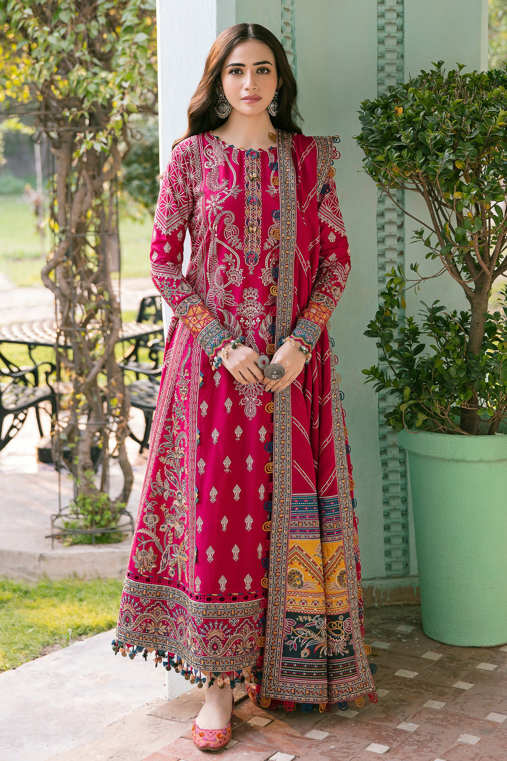 Jazmin | Shahkaar Luxury Eid Lawn SS26 | SL22-D2 - by Libasekhas UK - Registered Vendor of : Jazmin - 100% Original Designer Dress