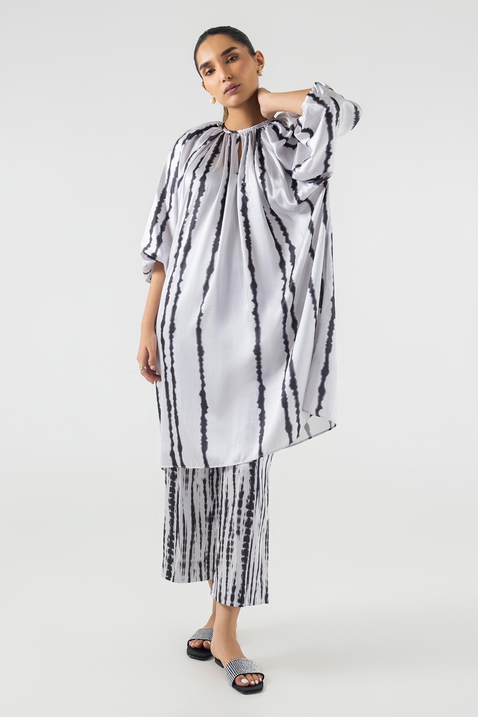 Sana Safinaz | Silk Tunics | SS24STP143P2T - by - Libasekhas UK - Registered Vendor of : Sana Safinaz - 100% Original Designer Dresss