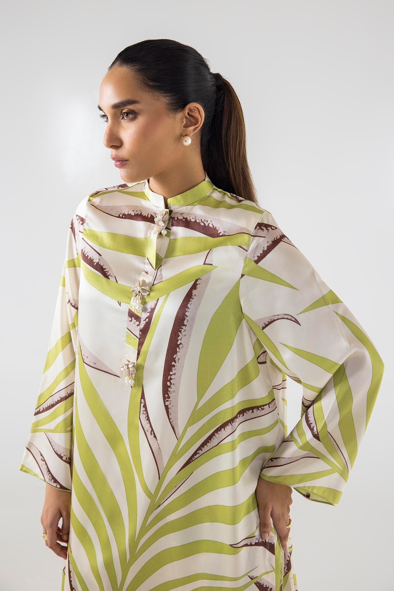 Sana Safinaz | Silk Tunics | SS24STP152P2T - by - Libasekhas UK - Registered Vendor of : Sana Safinaz - 100% Original Designer Dresss