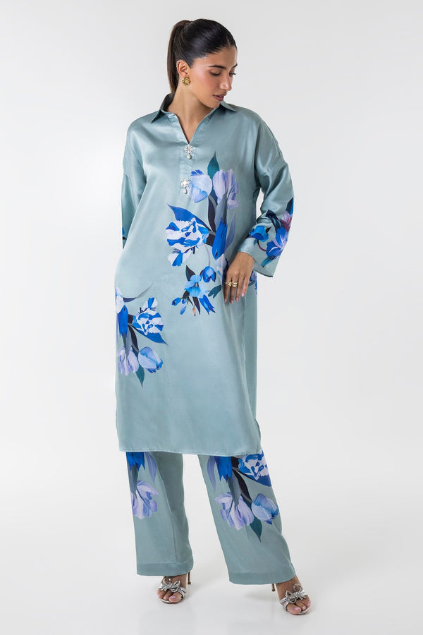 Sana Safinaz | Silk Tunics | SS24STP155P2T - by - Libasekhas UK - Registered Vendor of : Sana Safinaz - 100% Original Designer Dresss