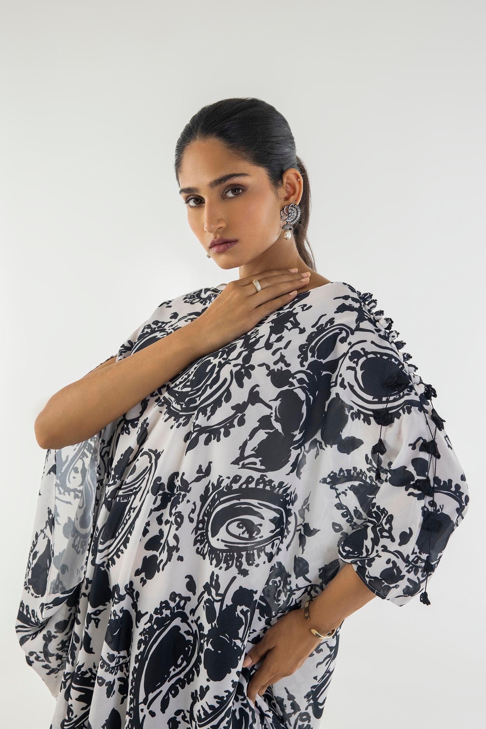 Sana Safinaz | Silk Tunics | SS24STP157 - by - Libasekhas UK - Registered Vendor of : Sana Safinaz - 100% Original Designer Dresss