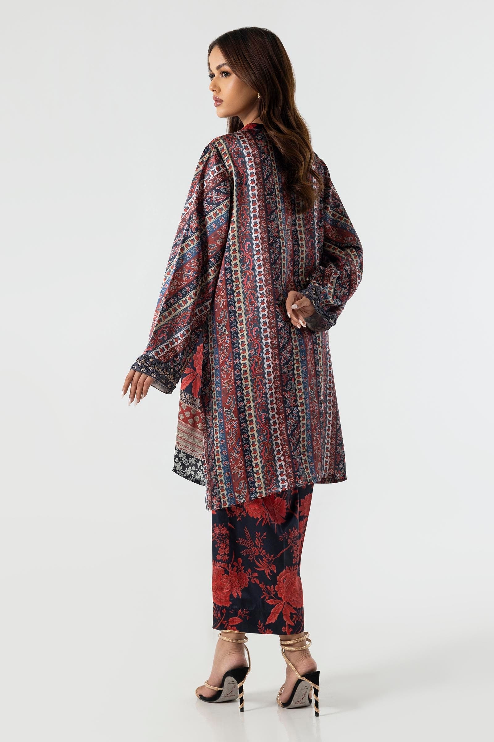 Sana Safinaz | Silk Tunics | SS24STP177P2T - by - Libasekhas UK - Registered Vendor of : Sana Safinaz - 100% Original Designer Dresss