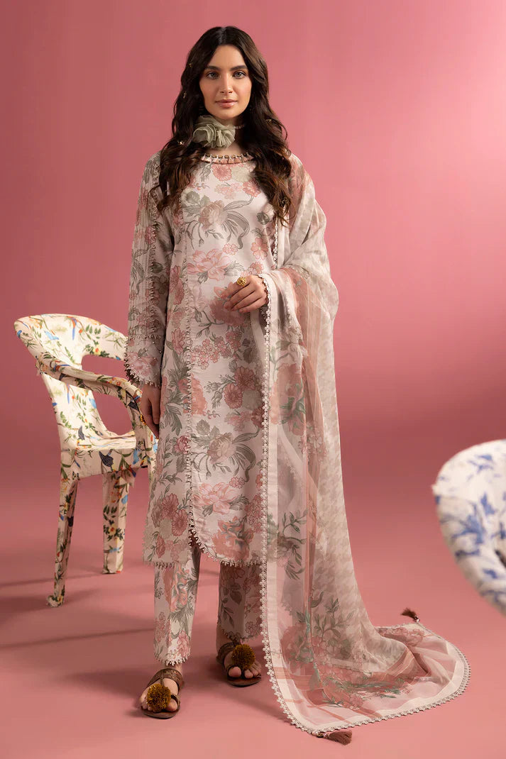 Alizeh | Sheen Lawn Prints 24 | Sunset Blush - by - Libasekhas UK - Registered Vendor of : Alizeh - 100% Original Designer Dresss