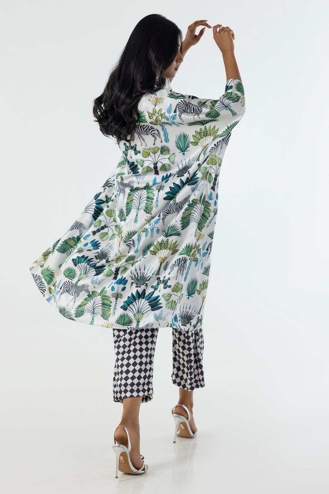 Sana Safinaz | Silk Tunics | SX24STP190P2T - by - Libasekhas UK - Registered Vendor of : Sana Safinaz - 100% Original Designer Dresss