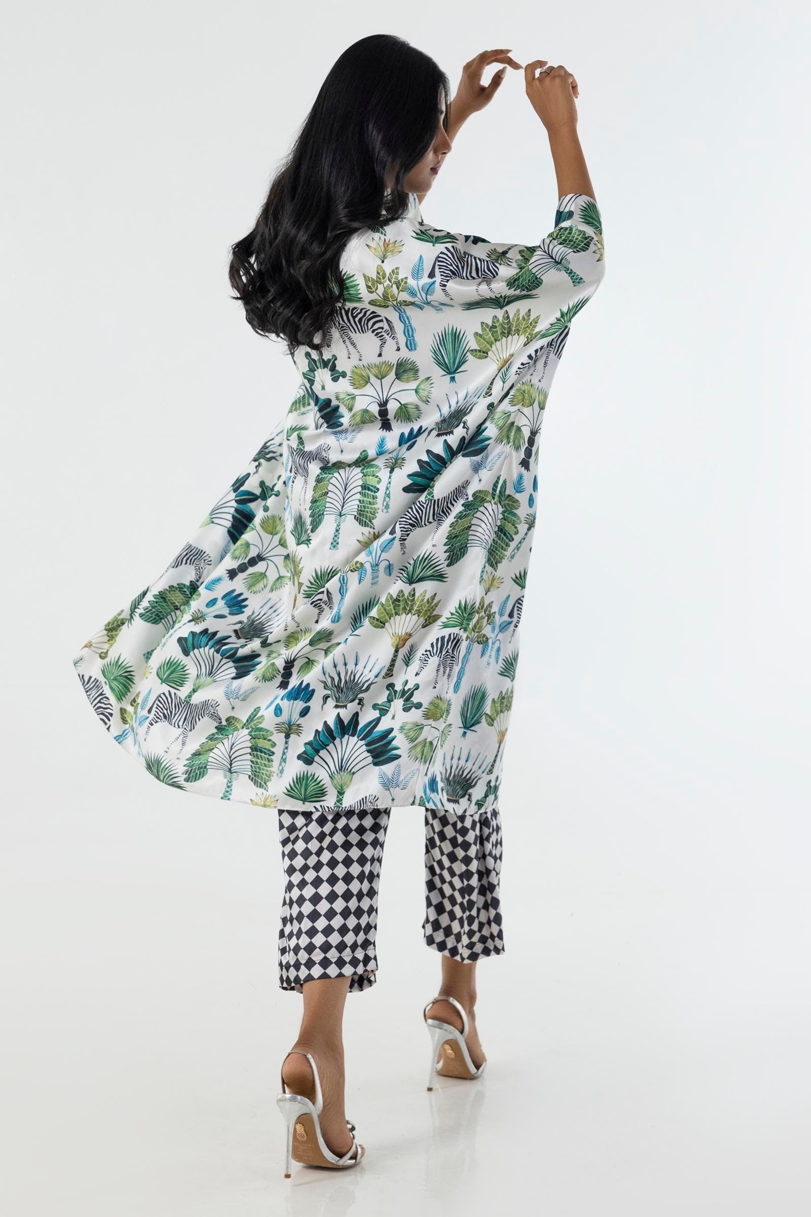 Sana Safinaz | Silk Tunics | SX24STP190P2T - by - Libasekhas UK - Registered Vendor of : Sana Safinaz - 100% Original Designer Dresss