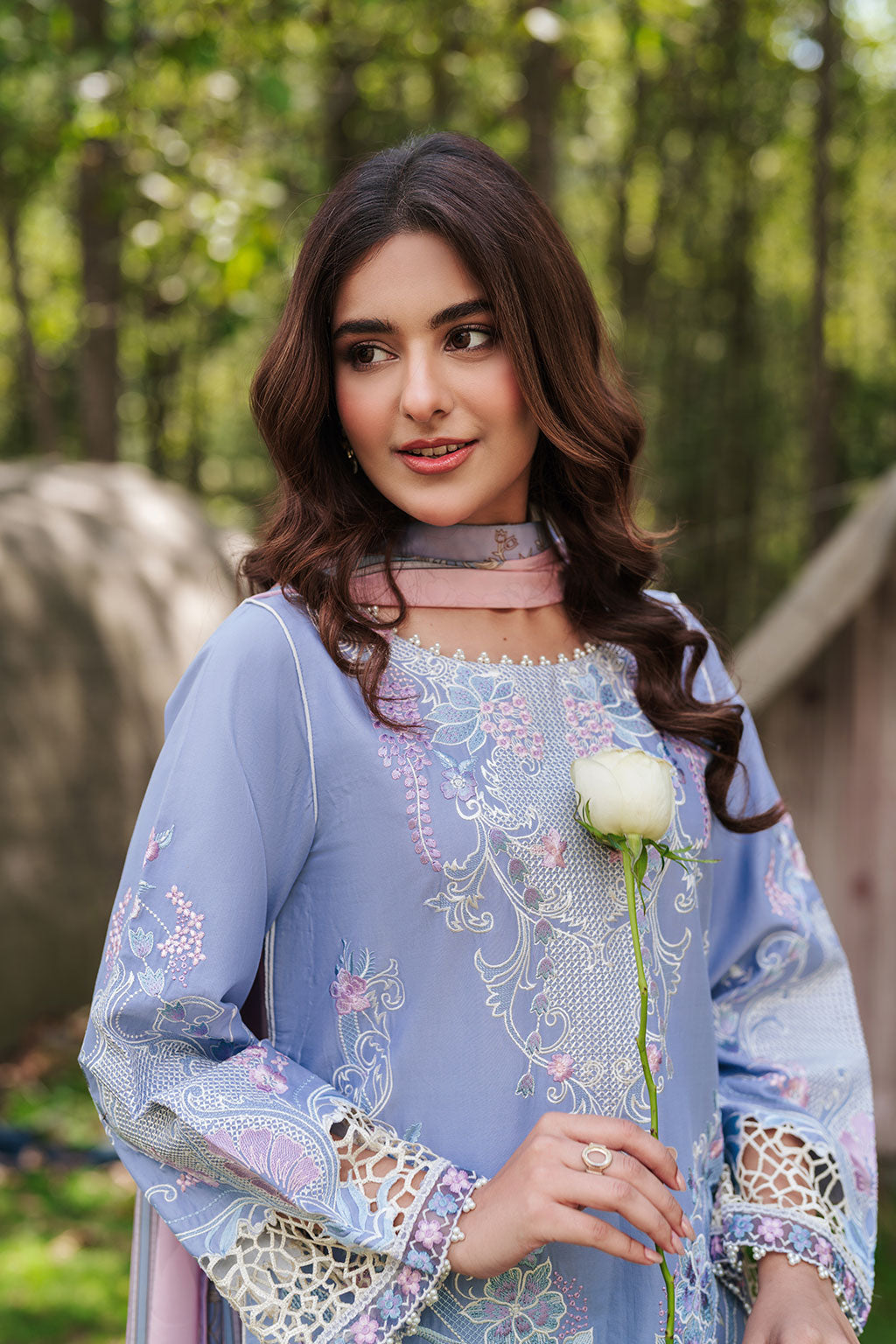 Afsanah | Silent in the Pine Tale | AL-103 - by Libasekhas UK - Registered Vendor of : Afsanah - 100% Original Designer Dress
