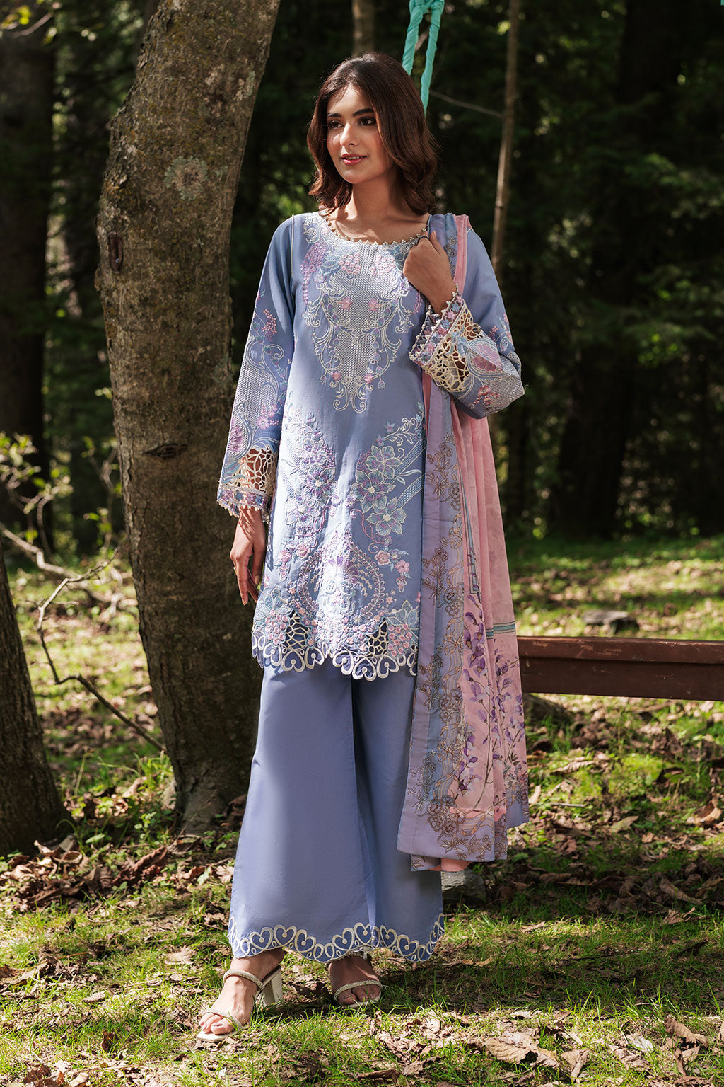 Afsanah | Silent in the Pine Tale | AL-103 - by Libasekhas UK - Registered Vendor of : Afsanah - 100% Original Designer Dress