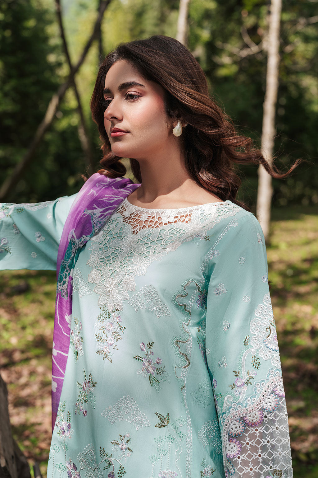Afsanah | Silent in the Pine Tale | AL-105 - by Libasekhas UK - Registered Vendor of : Afsanah - 100% Original Designer Dress