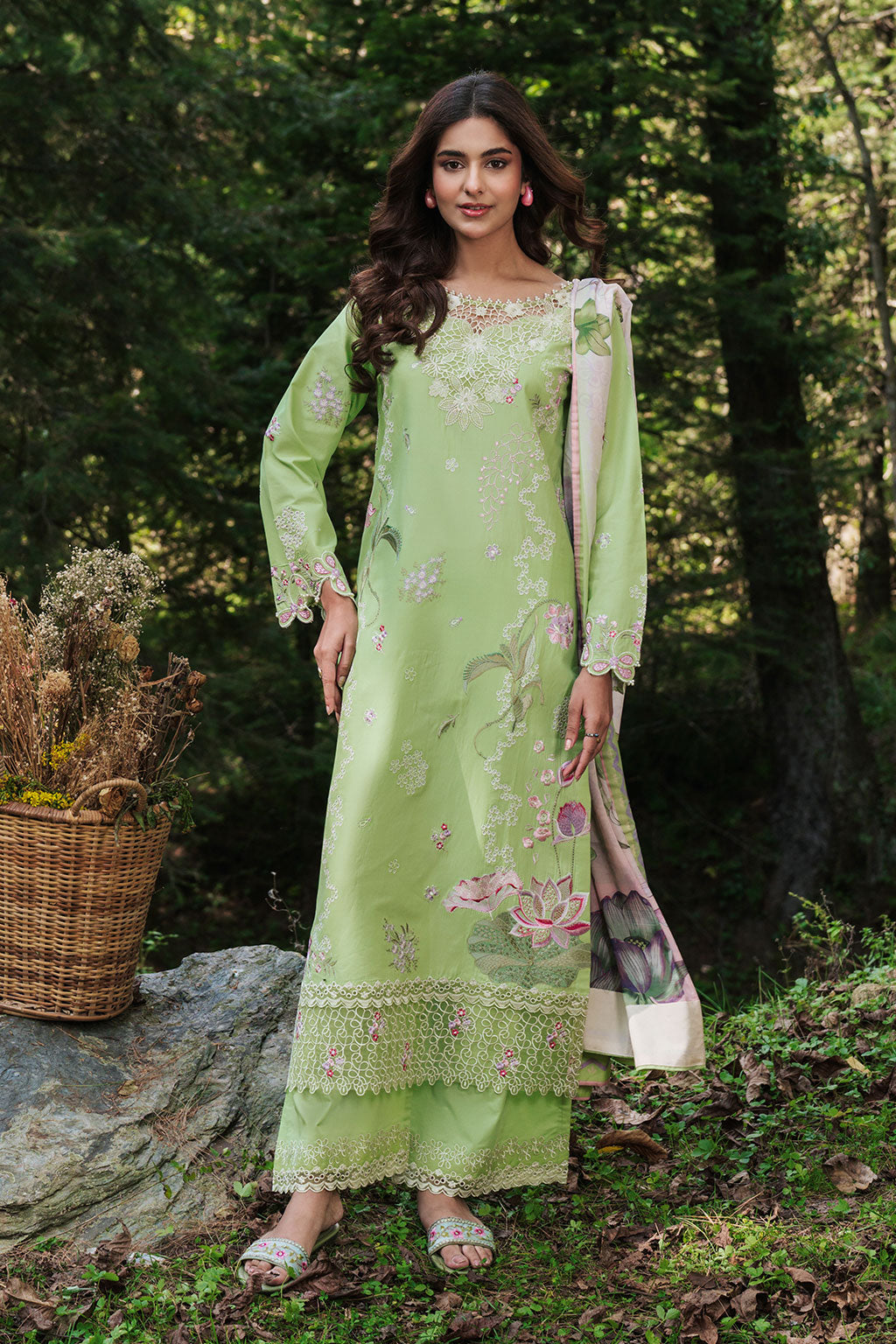 Afsanah | Silent in the Pine Tale | AL-107 - by Libasekhas UK - Registered Vendor of : Afsanah - 100% Original Designer Dress