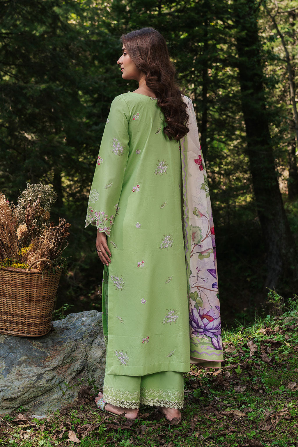 Afsanah | Silent in the Pine Tale | AL-107 - by Libasekhas UK - Registered Vendor of : Afsanah - 100% Original Designer Dress