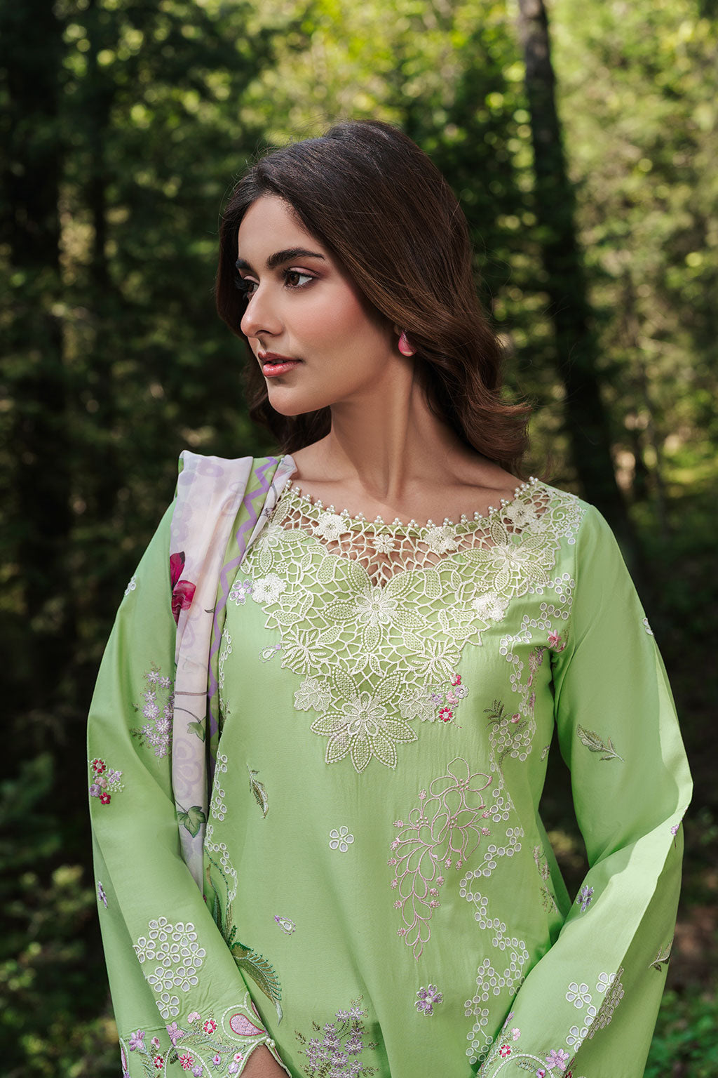 Afsanah | Silent in the Pine Tale | AL-107 - by Libasekhas UK - Registered Vendor of : Afsanah - 100% Original Designer Dress