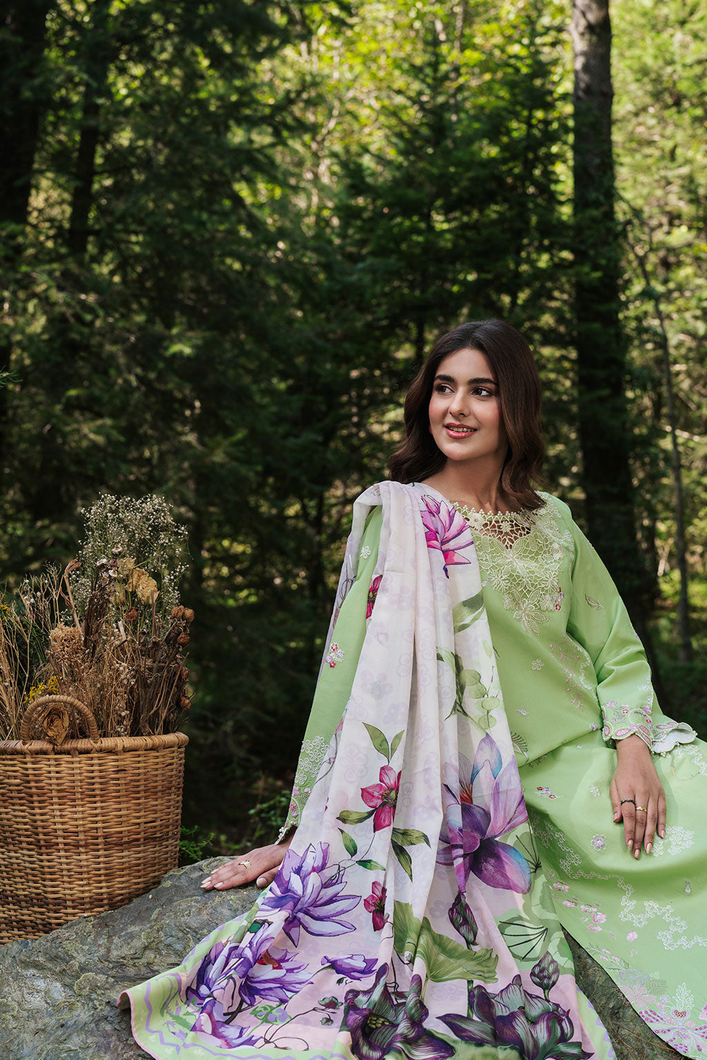 Afsanah | Silent in the Pine Tale | AL-107 - by Libasekhas UK - Registered Vendor of : Afsanah - 100% Original Designer Dress