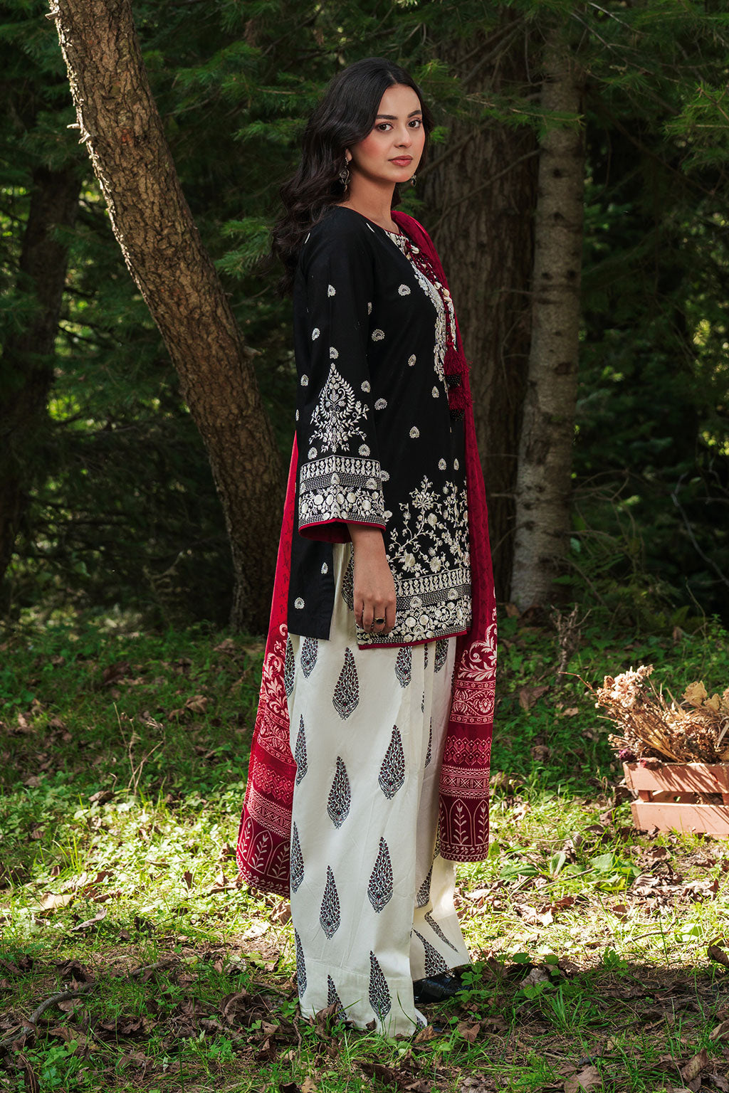 Afsanah | Silent in the Pine Tale | AL-108 - by Libasekhas UK - Registered Vendor of : Afsanah - 100% Original Designer Dress