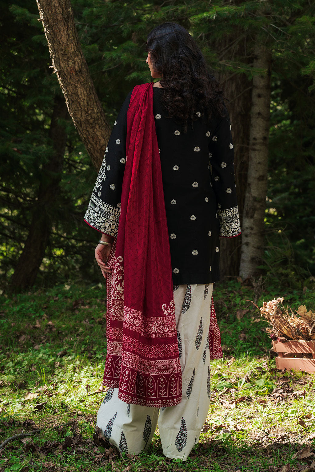 Afsanah | Silent in the Pine Tale | AL-108 - by Libasekhas UK - Registered Vendor of : Afsanah - 100% Original Designer Dress