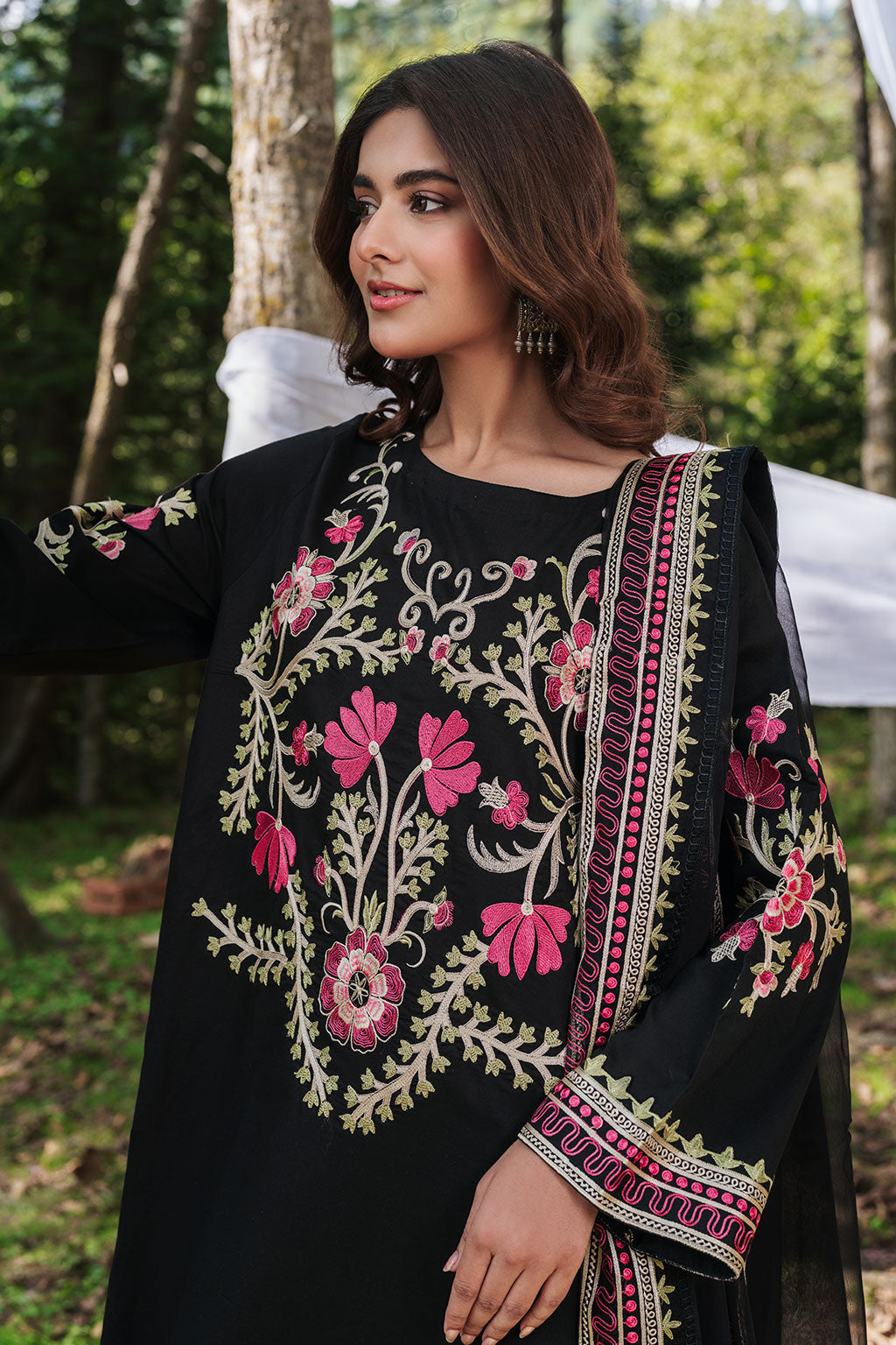 Afsanah | Silent in the Pine Tale | AL-109 - by Libasekhas UK - Registered Vendor of : Afsanah - 100% Original Designer Dress