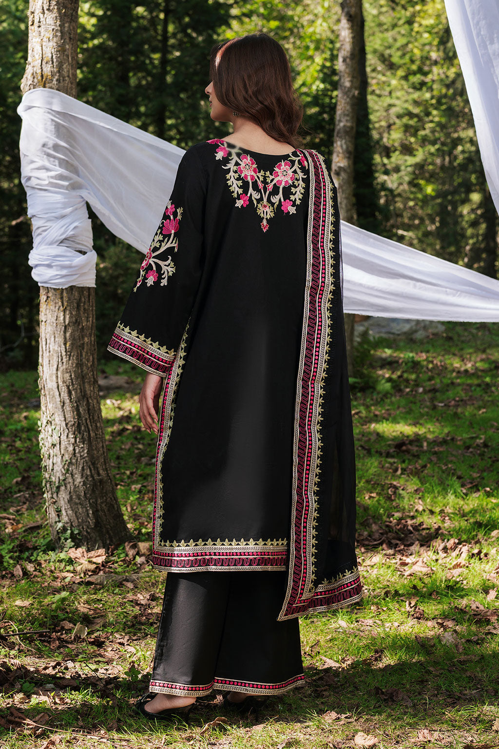 Afsanah | Silent in the Pine Tale | AL-109 - by Libasekhas UK - Registered Vendor of : Afsanah - 100% Original Designer Dress