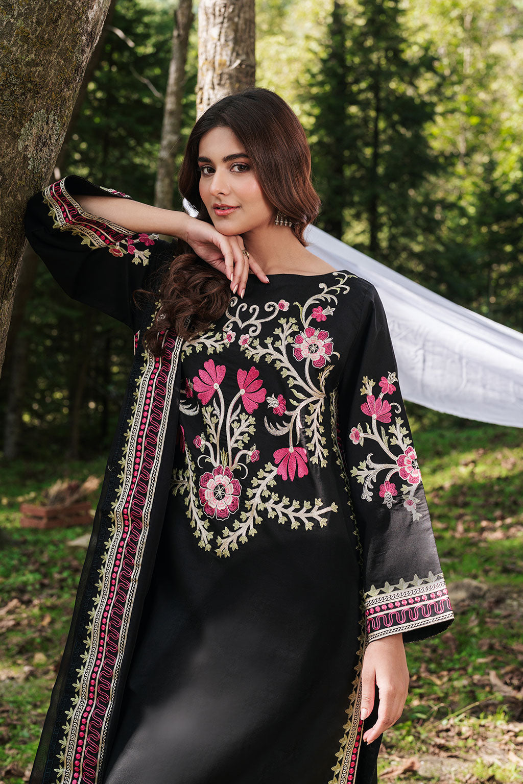 Afsanah | Silent in the Pine Tale | AL-109 - by Libasekhas UK - Registered Vendor of : Afsanah - 100% Original Designer Dress