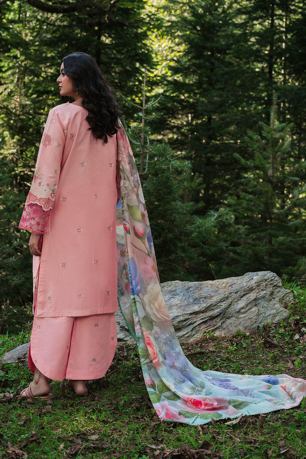 Afsanah | Silent in the Pine Tale | AL-110 - by Libasekhas UK - Registered Vendor of : Afsanah - 100% Original Designer Dress