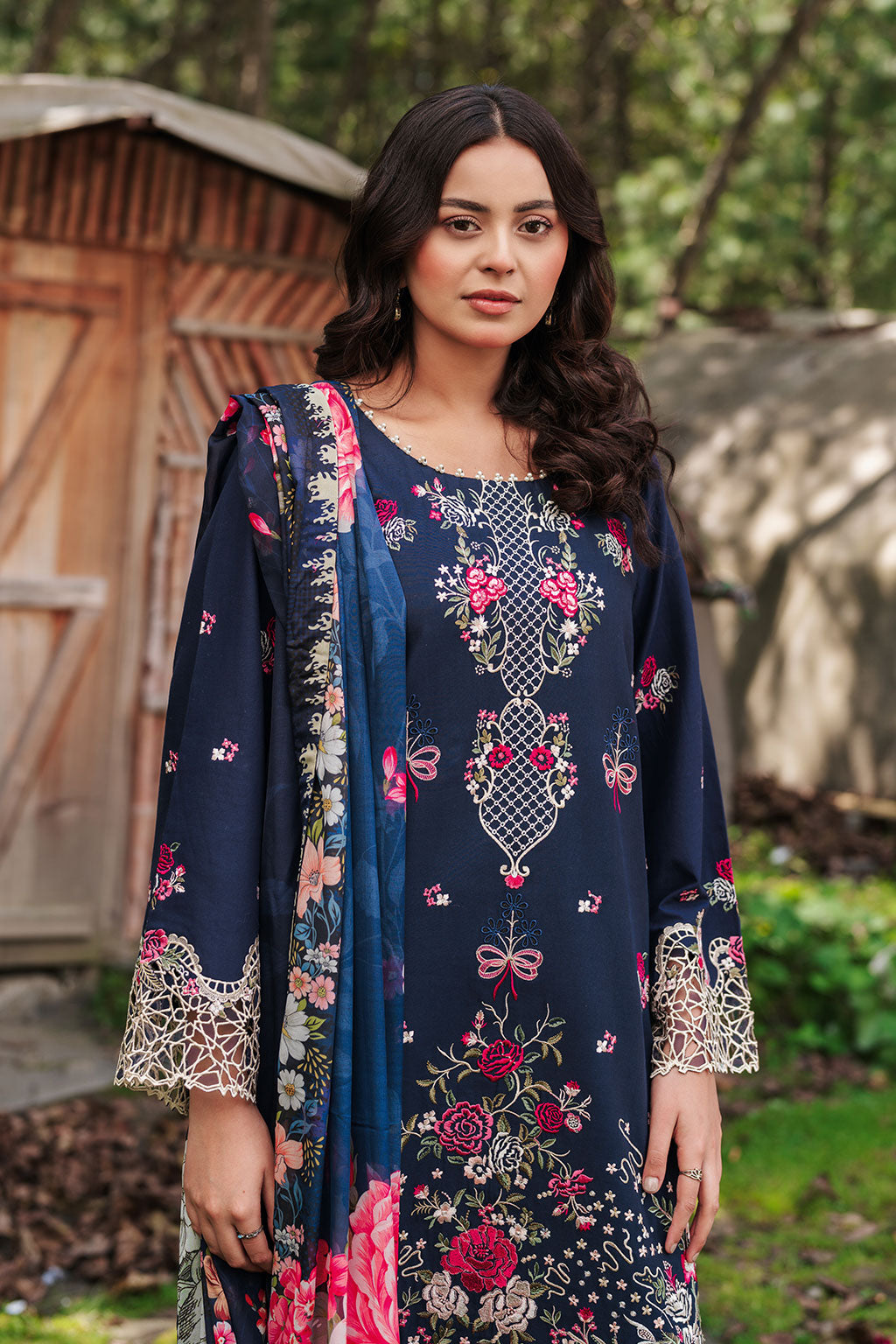 Afsanah | Silent in the Pine Tale | AL-102 - by Libasekhas UK - Registered Vendor of : Afsanah - 100% Original Designer Dress