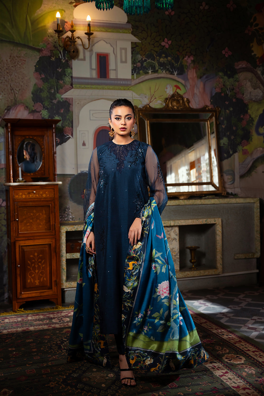 Saira Rizwan | Dahini Silk Pret | SIAN -SRLP03-25 - by - Libasekhas UK - Registered Vendor of : Saira Rizwan - 100% Original Designer Dresss