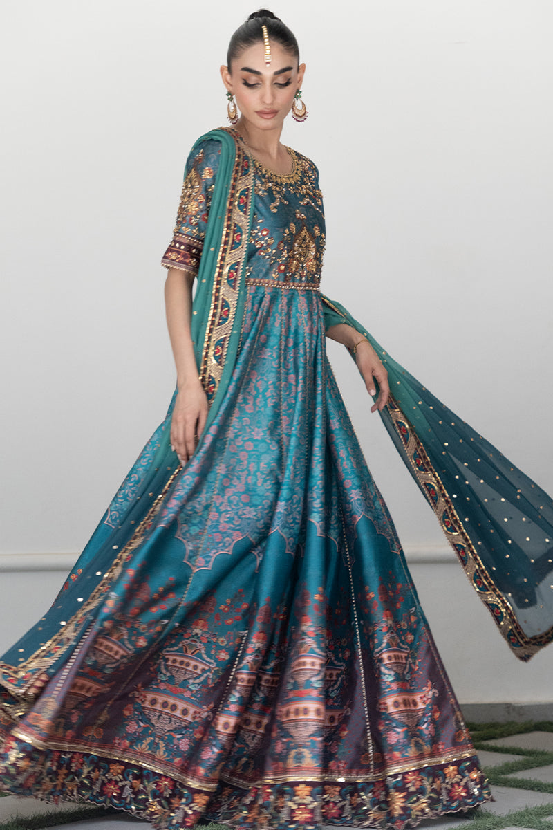 Mina Hassan | Formal Dholki Collection | Lyla - by - Libasekhas UK - Registered Vendor of : Mina Hassan - 100% Original Designer Dresss