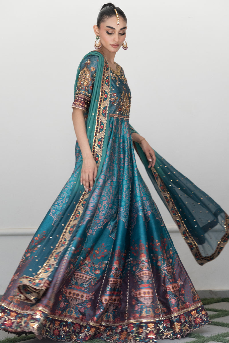 Mina Hassan | Formal Dholki Collection | Lyla - by - Libasekhas UK - Registered Vendor of : Mina Hassan - 100% Original Designer Dresss