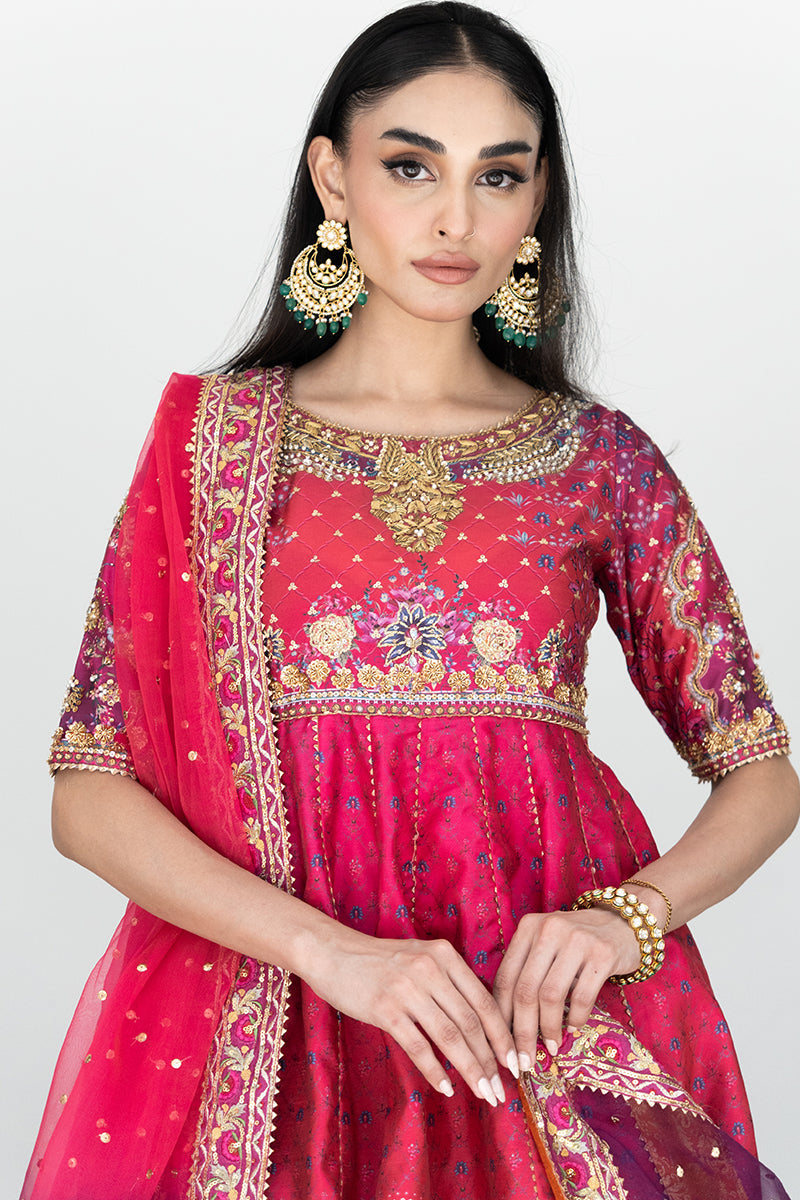 Mina Hassan | Formal Dholki Collection | Mehru - by - Libasekhas UK - Registered Vendor of : Mina Hassan - 100% Original Designer Dresss