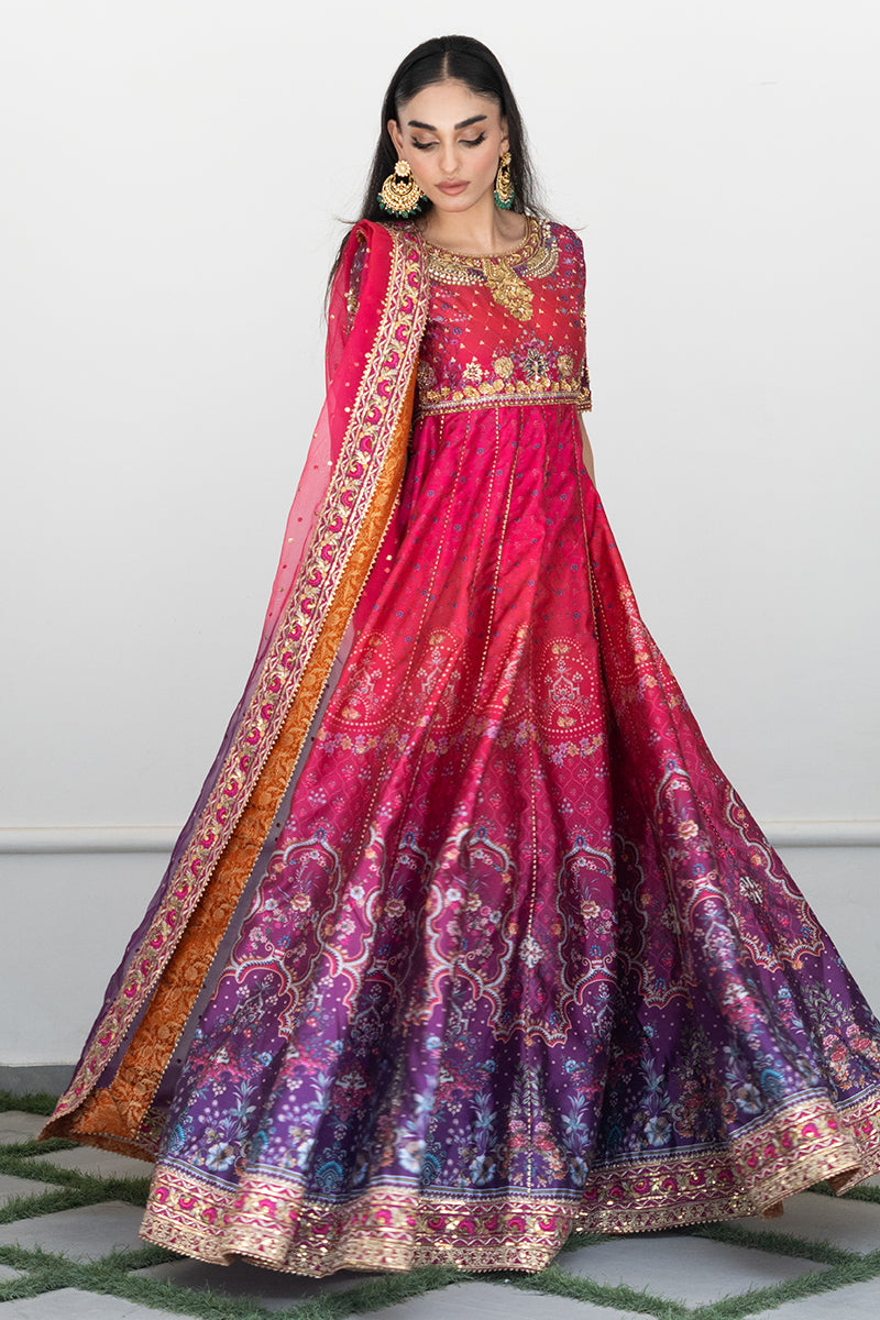 Mina Hassan | Formal Dholki Collection | Mehru - by - Libasekhas UK - Registered Vendor of : Mina Hassan - 100% Original Designer Dresss