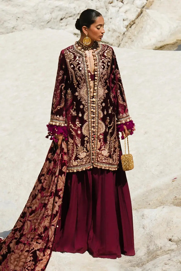 Sana Safinaz | Winter Luxury 23 | V231-003-CP - by - Libasekhas UK - Registered Vendor of : Sana Safinaz - 100% Original Designer Dresss