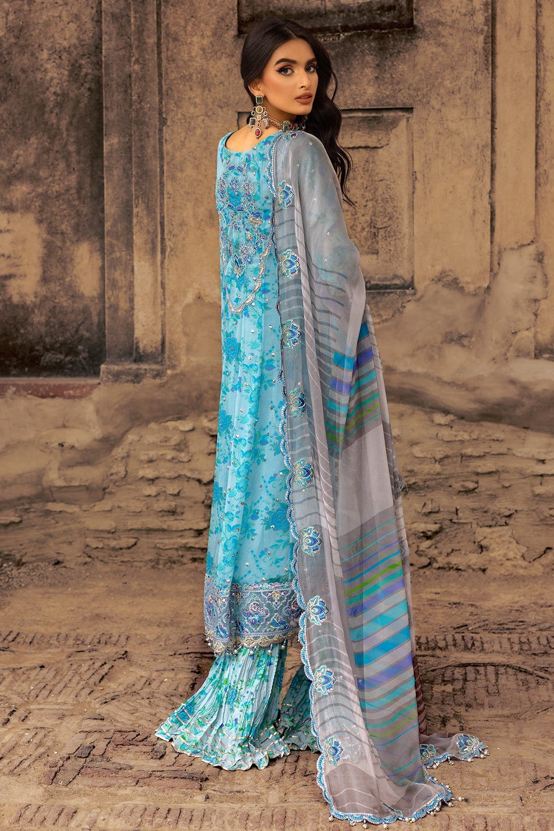 Charizma | Vasl Chiffon Collection | VSL25-10 - by - Libasekhas UK - Registered Vendor of : Charizma - 100% Original Designer Dresss