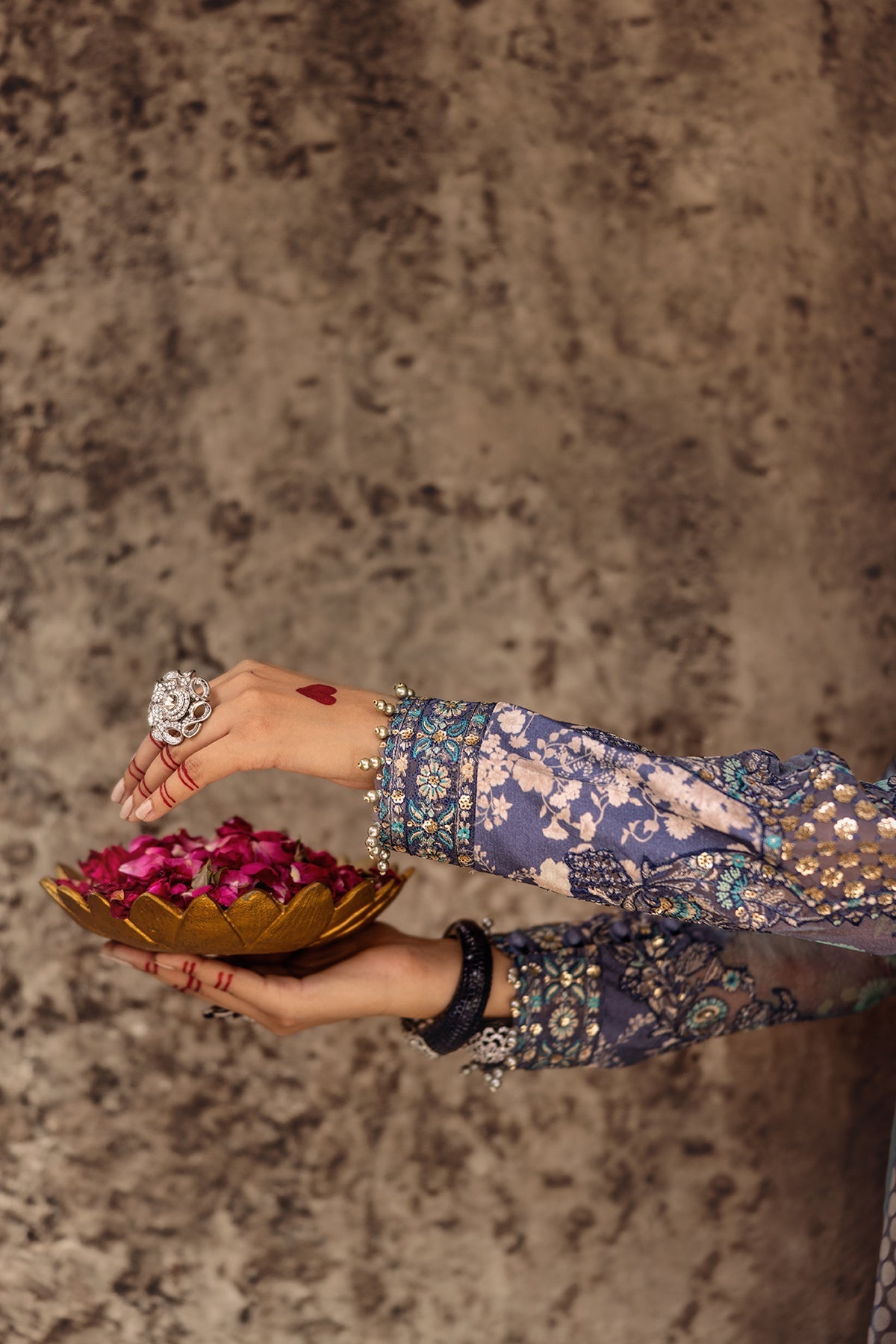 Charizma | Vasl Chiffon Collection | VSL25-07 - by - Libasekhas UK - Registered Vendor of : Charzima - 100% Original Designer Dresss