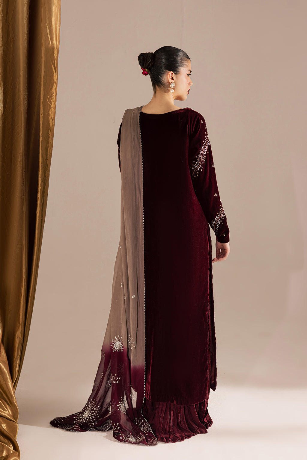 Vanya | Velvet Muse | KV-57 - by Libasekhas UK - Registered Vendor of : Vanya - 100% Original Designer Dress