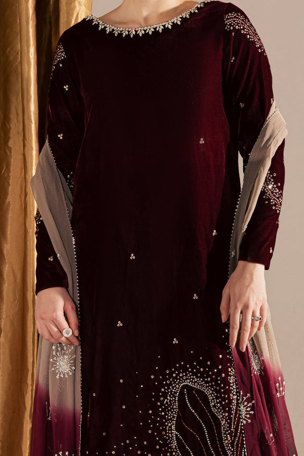 Vanya | Velvet Muse | KV-57 - by Libasekhas UK - Registered Vendor of : Vanya - 100% Original Designer Dress