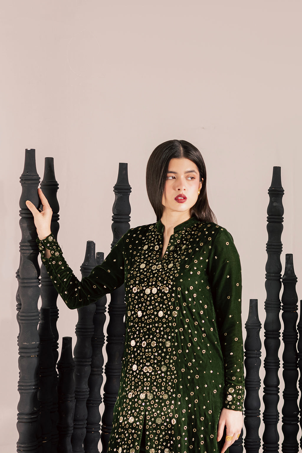 Vanya | Velvet Muse | KV-62 - by Libasekhas UK - Registered Vendor of : Vanya - 100% Original Designer Dress