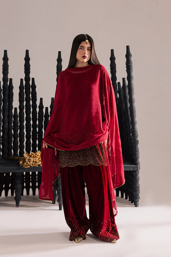 Vanya | Velvet Muse | KV-61 - by Libasekhas UK - Registered Vendor of : Vanya - 100% Original Designer Dress
