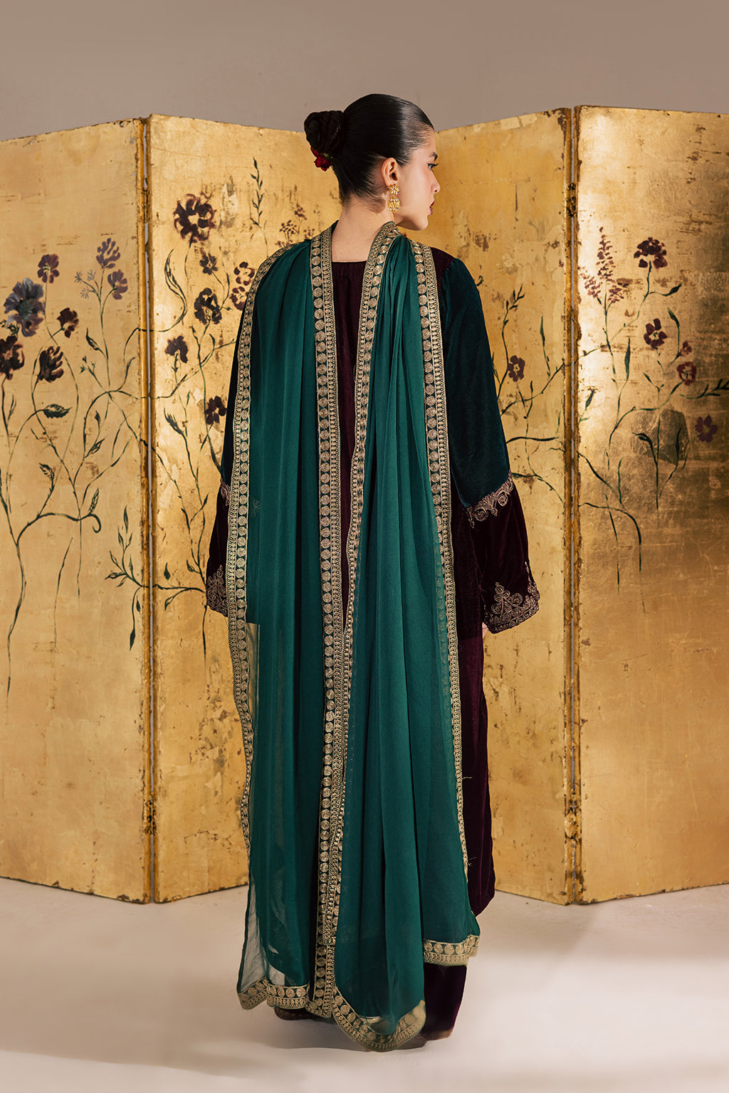 Vanya | Velvet Muse | KV-58 - by Libasekhas UK - Registered Vendor of : Vanya - 100% Original Designer Dress