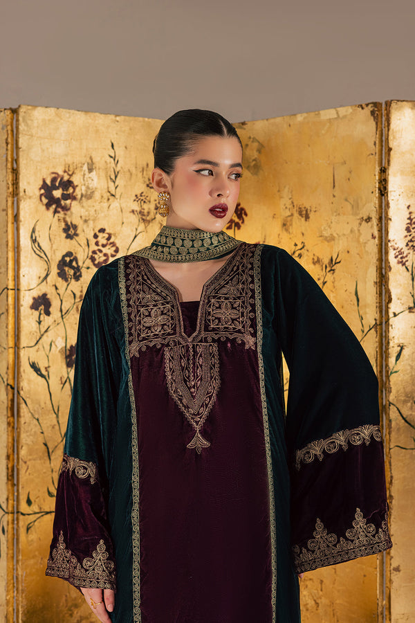 Vanya | Velvet Muse | KV-58 - by Libasekhas UK - Registered Vendor of : Vanya - 100% Original Designer Dress