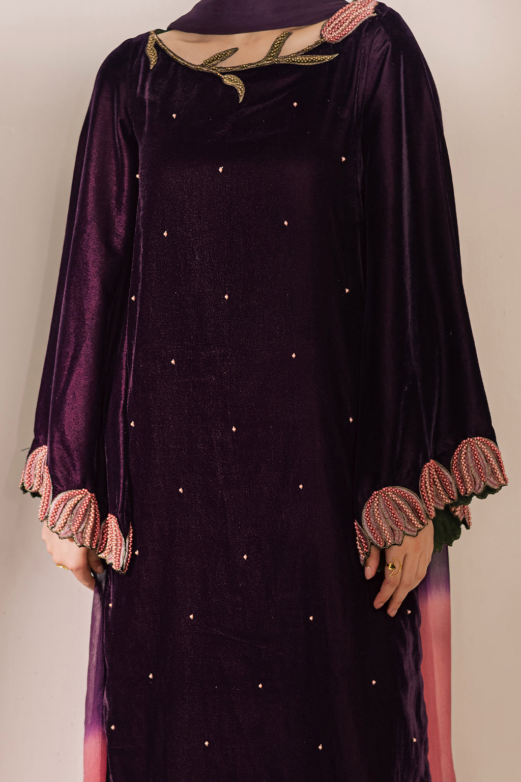 Vanya | Velvet Muse | KV-59 - by Libasekhas UK - Registered Vendor of : Vanya - 100% Original Designer Dress